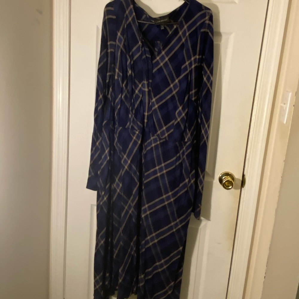 Plaid Midi Dress